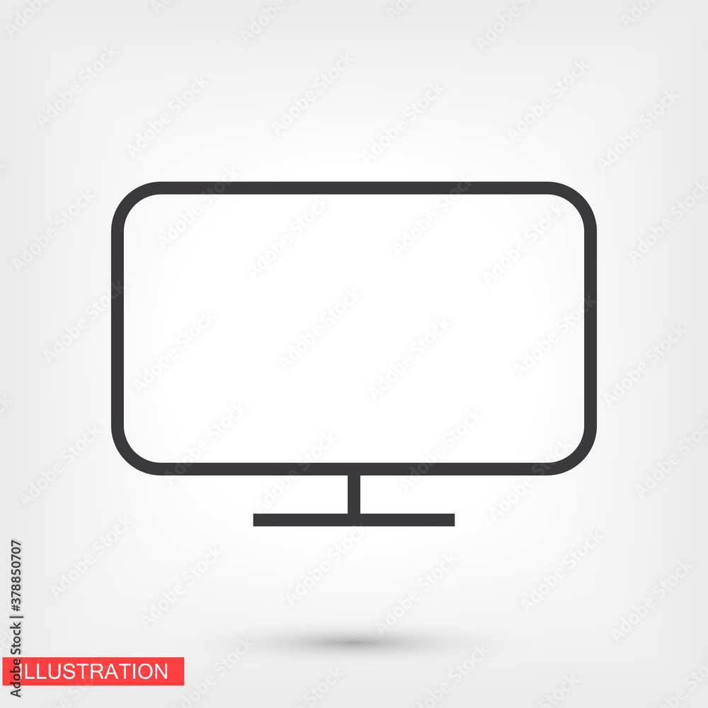 monitor icon, Vector Eps 10 . Lorem Ipsum Design Flat monitor icon, Vector Eps 10 . Lorem Ipsum Design Flat