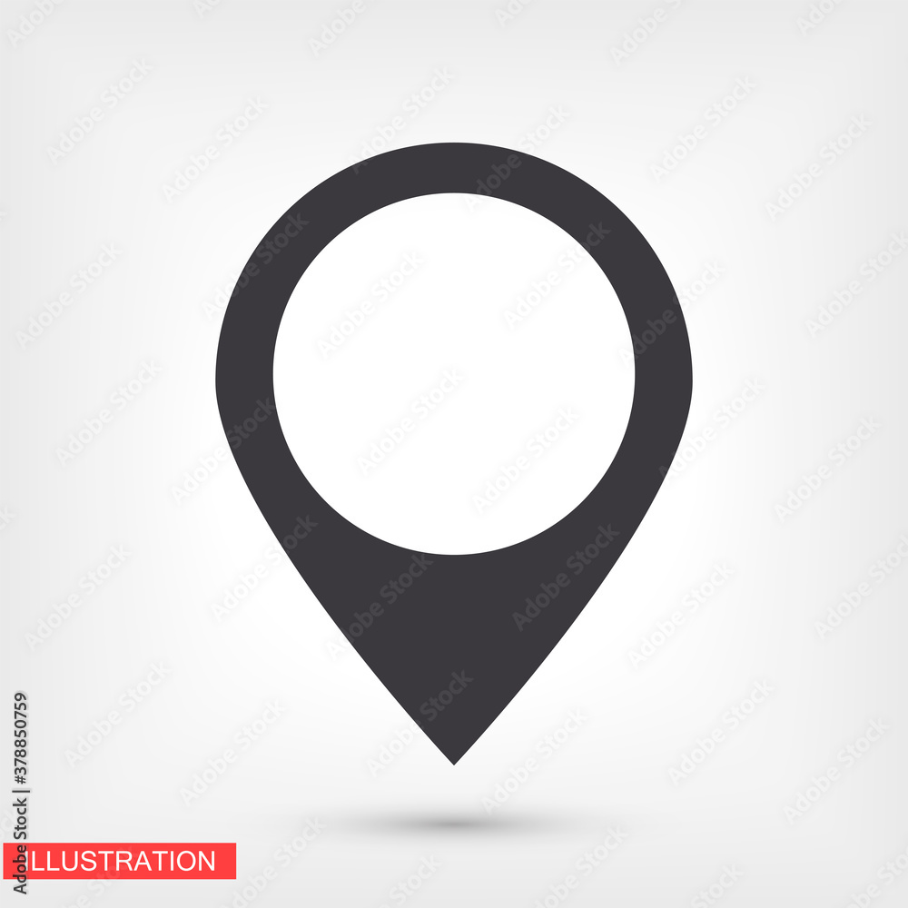 Map pointer flat icon. Vector Eps 10 navigation search engine Design Flat Map pointer flat icon. Vector Eps 10 navigation search engine Design Flat