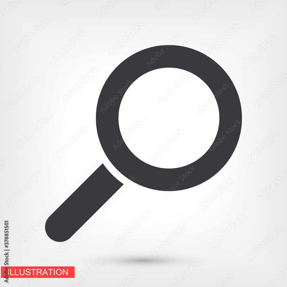 Search icon Vector Eps 10 Lorem Ipsum Design Flat magnifier illustration Search icon Vector Eps 10 Lorem Ipsum Design Flat magnifier illustration