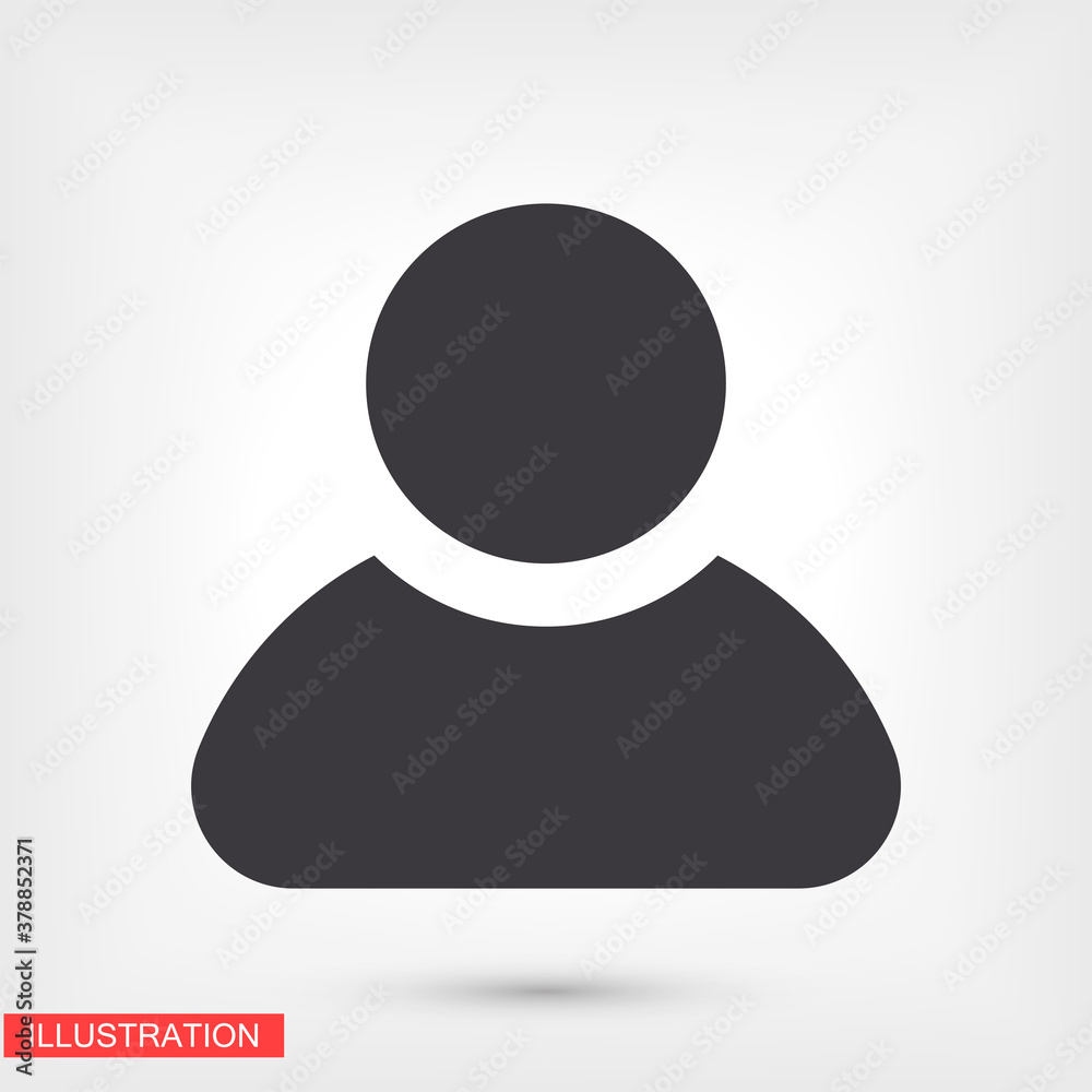 User icon in trendy flat style isolated on head background. User silhouette symbol for your website design, logo, application, user interface. Vector illustration, EPS 10 people. User icon in trendy flat style isolated on head background. User silhouette symbol for your website design, logo, application, user interface. Vector illustration, EPS 10 people.