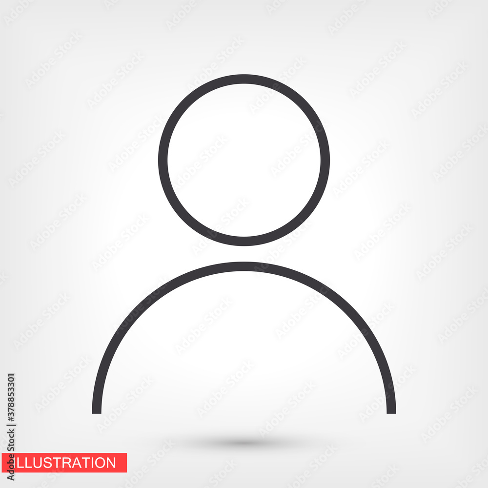 business man black vector icon line linear style on the background. Best icon 10 eps illustration business man black vector icon line linear style on the background. Best icon 10 eps illustration
