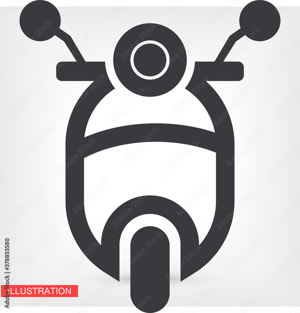 Scooter icon. Vector Eps 10 . Lorem Ipsum Flat Design Scooter icon. Vector Eps 10 . Lorem Ipsum Flat Design