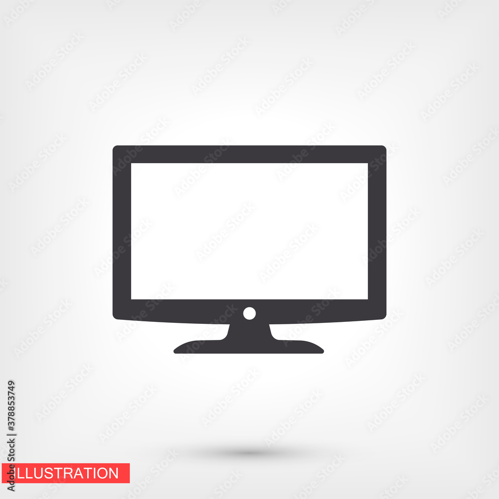 monitor icon, Vector Eps 10 . Lorem Ipsum Design Flat monitor icon, Vector Eps 10 . Lorem Ipsum Design Flat