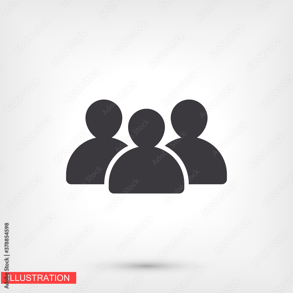 Business people icon. group of persons. people. Vector graphics. human icon work done for your use. 10 eps Business people icon. group of persons. people. Vector graphics. human icon work done for your use. 10 eps