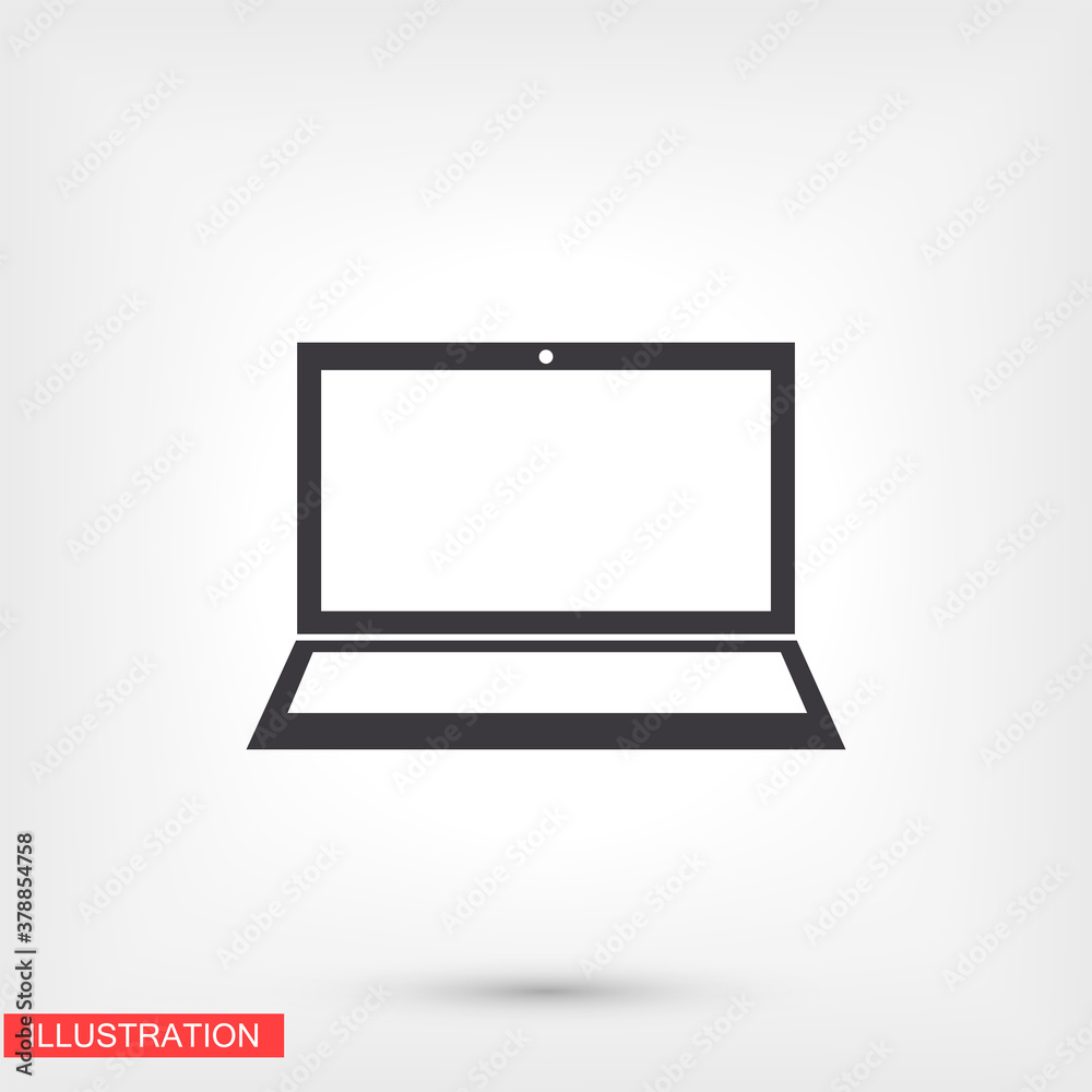 laptop icon, Vector Eps 10. Lorem Ipsum Flat Design laptop icon, Vector Eps 10. Lorem Ipsum Flat Design