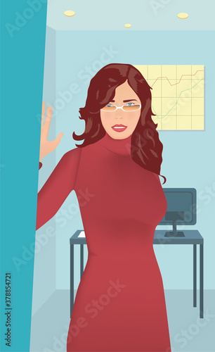 Portrait of a businesswoman standing in an office