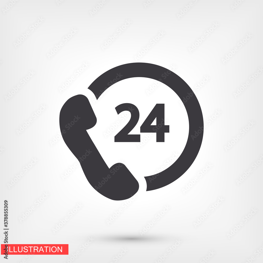 24 h support Icon in trendy flat style isolated on 24 h support background. Time symbol for your web site design, logo, app, UI. Vector illustration, EPS 10 24 h support 24 h support Icon in trendy flat style isolated on 24 h support background. Time symbol for your web site design, logo, app, UI. Vector illustration, EPS 10 24 h support