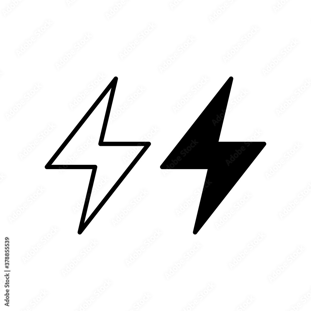 flash-icon-bolt-of-lightning-vector-lightning-illustration-streak-of