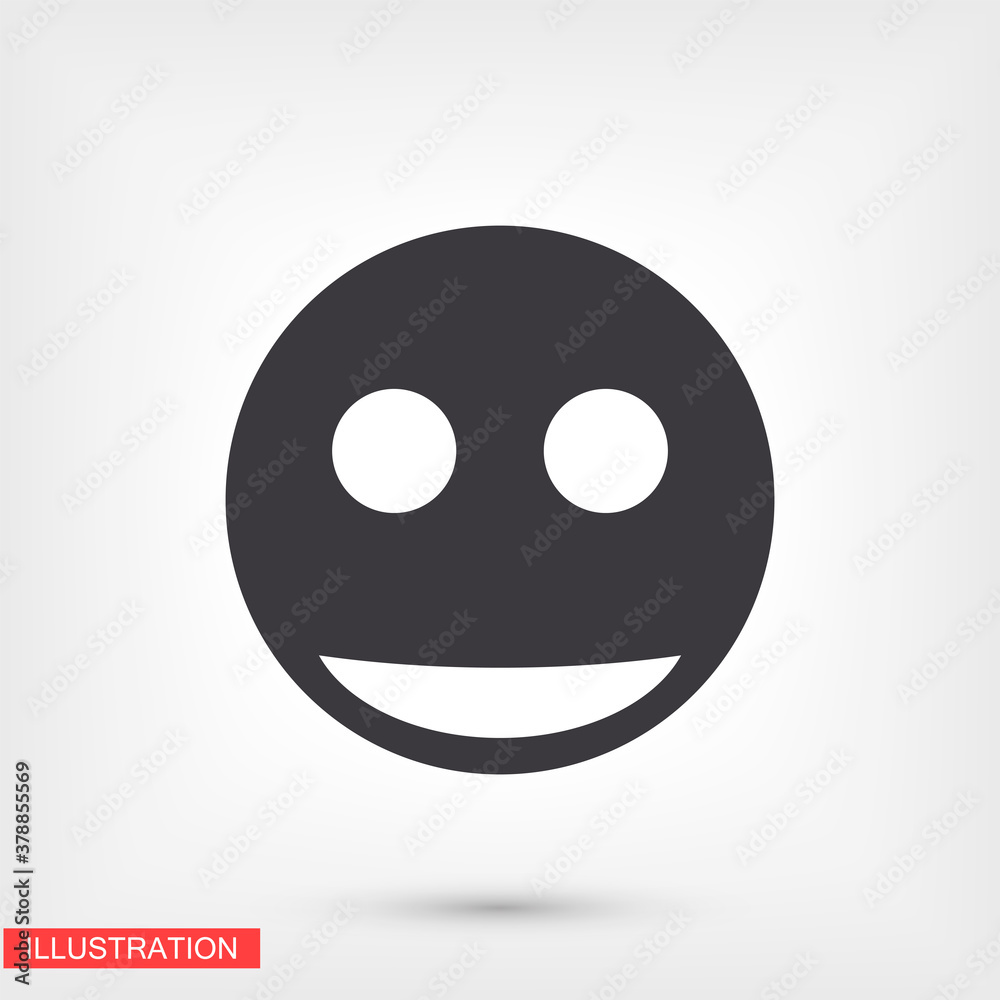 Smile icon. smile for your website and phone. joy on the face. joyfully. evidence. eps 10 emoticon vector graphics Smile icon. smile for your website and phone. joy on the face. joyfully. evidence. eps 10 emoticon vector graphics