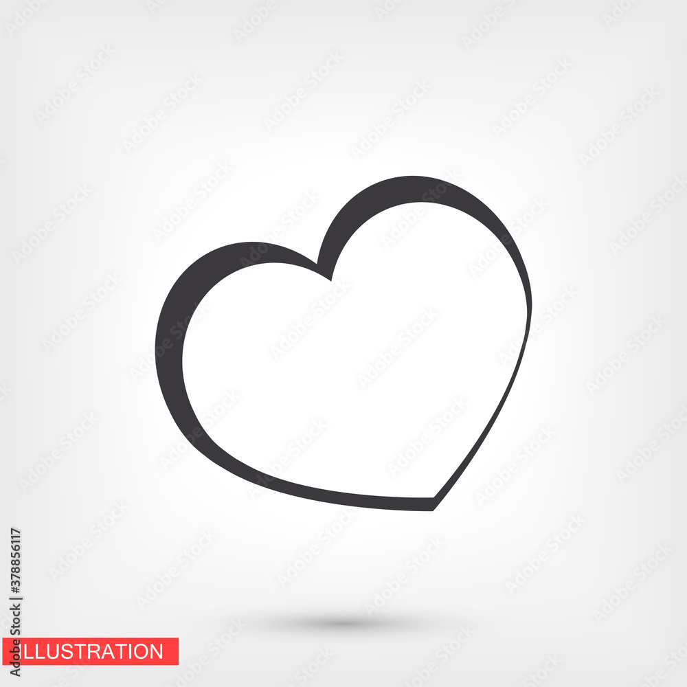 heart icon beautiful heart. love in the icon. heart vector graphics. eternal love. linear graphics 10 eps line heart icon beautiful heart. love in the icon. heart vector graphics. eternal love. linear graphics 10 eps line