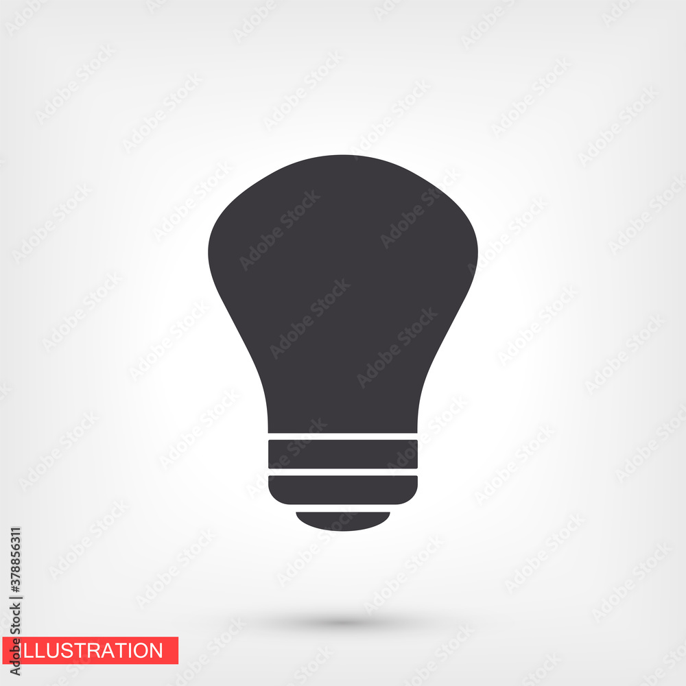 bulb icon. Vector Eps 10 . Lorem Ipsum Flat Design bulb icon. Vector Eps 10 . Lorem Ipsum Flat Design