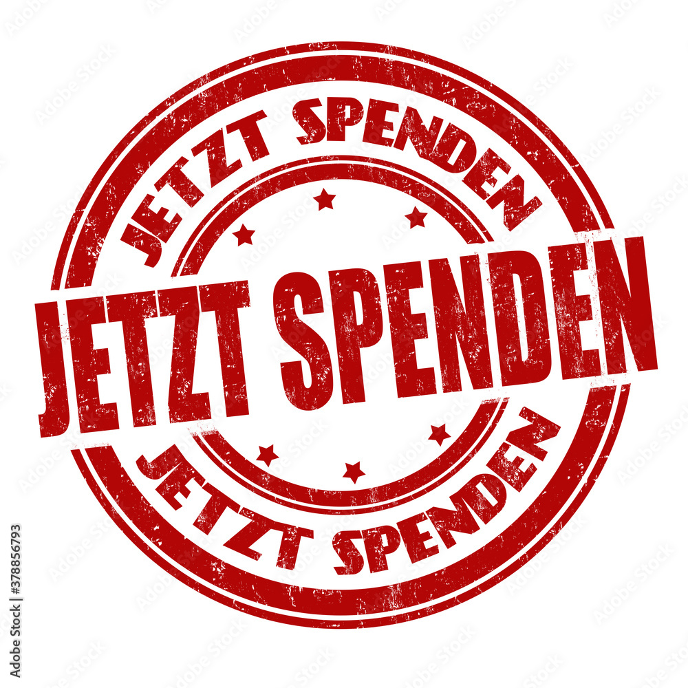 Donate now on german language ( Jetzt Spenden )sign or stamp Donate now on german language ( Jetzt Spenden )sign or stamp