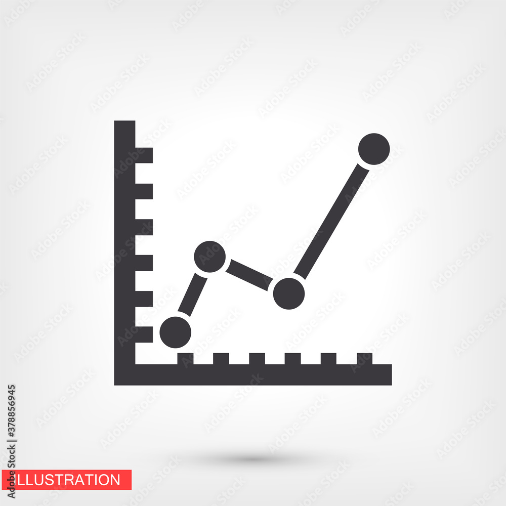chart icon . Vector Eps 10 . Lorem Ipsum Flat Design chart icon . Vector Eps 10 . Lorem Ipsum Flat Design