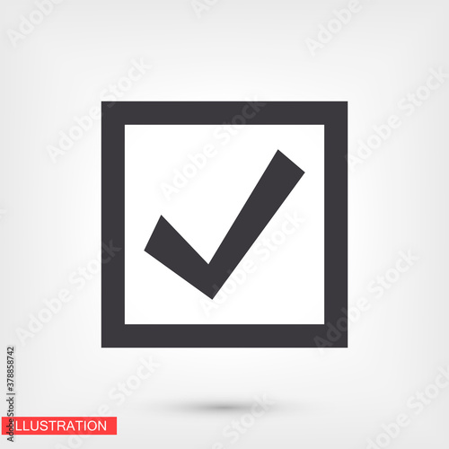 Chec outline icon isolated on background. Chec symbol for website design, mobile app, chec logo, user interface. Editable stroke. Vector illustration. Eps10 chec