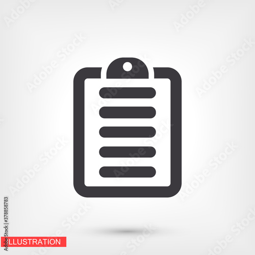 form vector icon thin art shape list