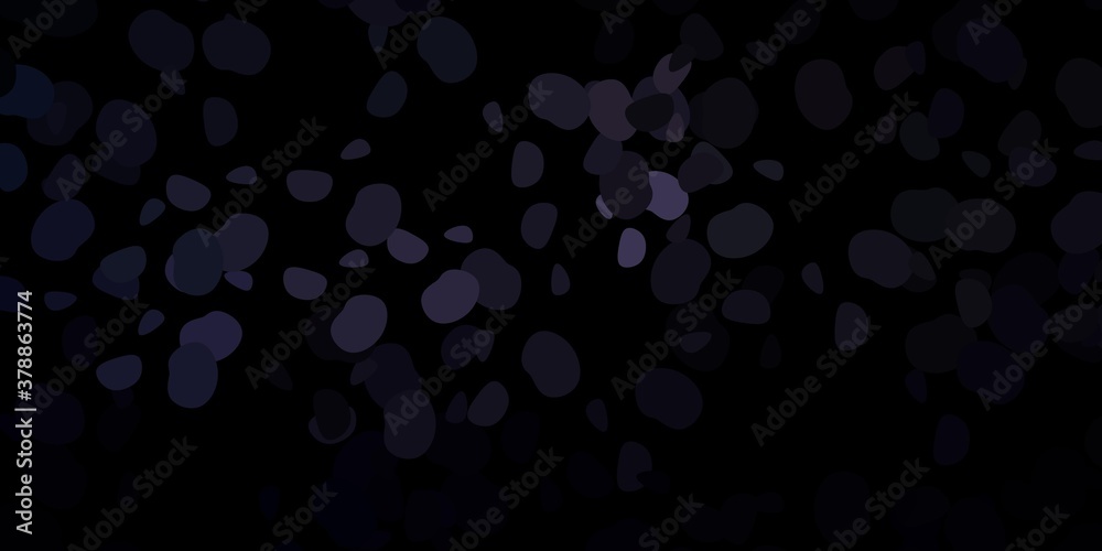 Dark gray vector pattern with abstract shapes.