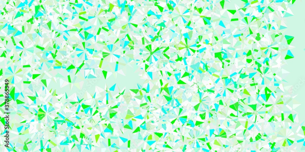 Light green vector beautiful snowflakes backdrop with flowers. Light green vector beautiful snowflakes backdrop with flowers.