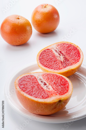 Close-up of grapefruits