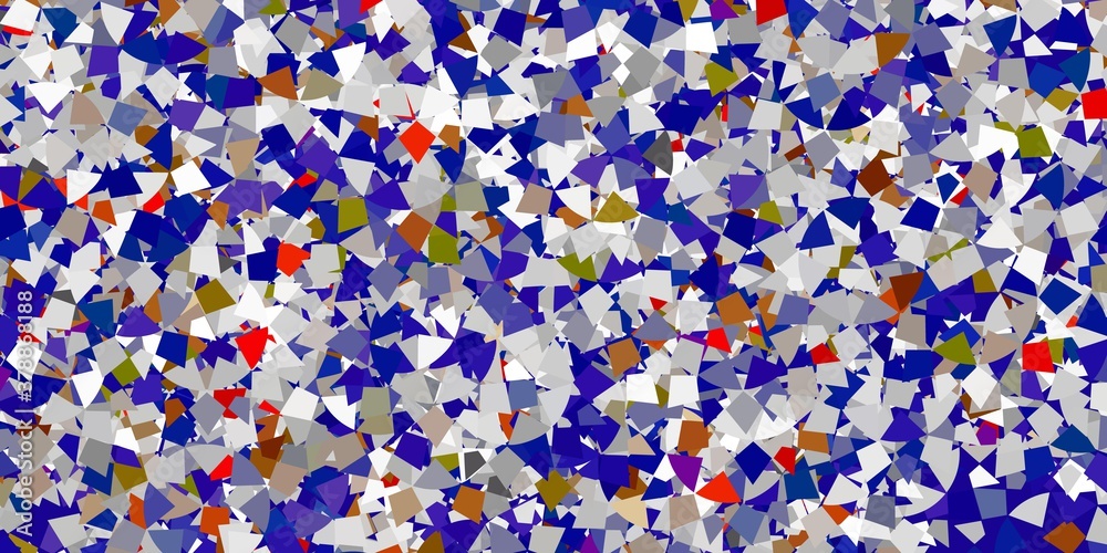 Light gray vector template with crystals, triangles. Light gray vector template with crystals, triangles.