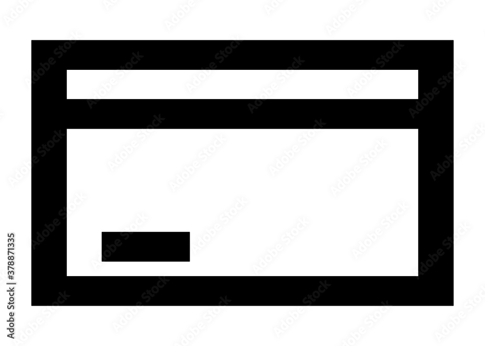 Credit Card icon For apps and website Credit Card icon For apps and website