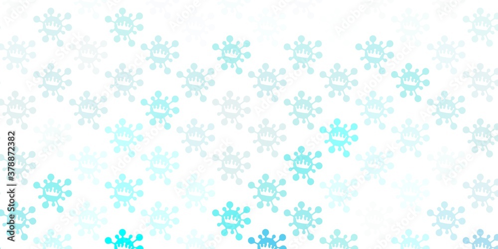 Light blue vector texture with disease symbols. Light blue vector texture with disease symbols.