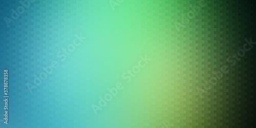Light Green vector backdrop with rectangles. Abstract gradient illustration with rectangles. Pattern for busines booklets, leaflets