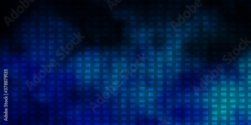 Light Blue, Green vector backdrop with rectangles. © Guskova