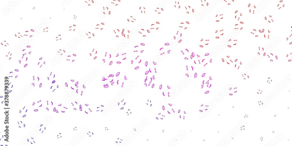 Light Pink, Red vector pattern with feminism elements. Light Pink, Red vector pattern with feminism elements.