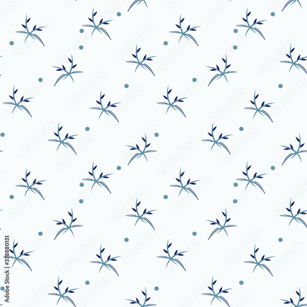 seamless small vector flower design pattern on-white background seamless small vector flower design pattern on-white background