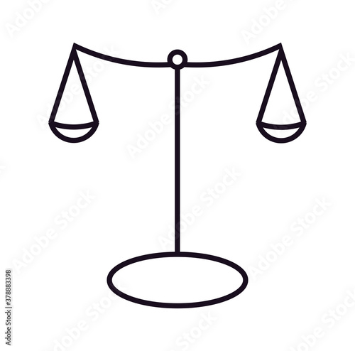 Simple Justice Logo Stock Vector for any Law Firm