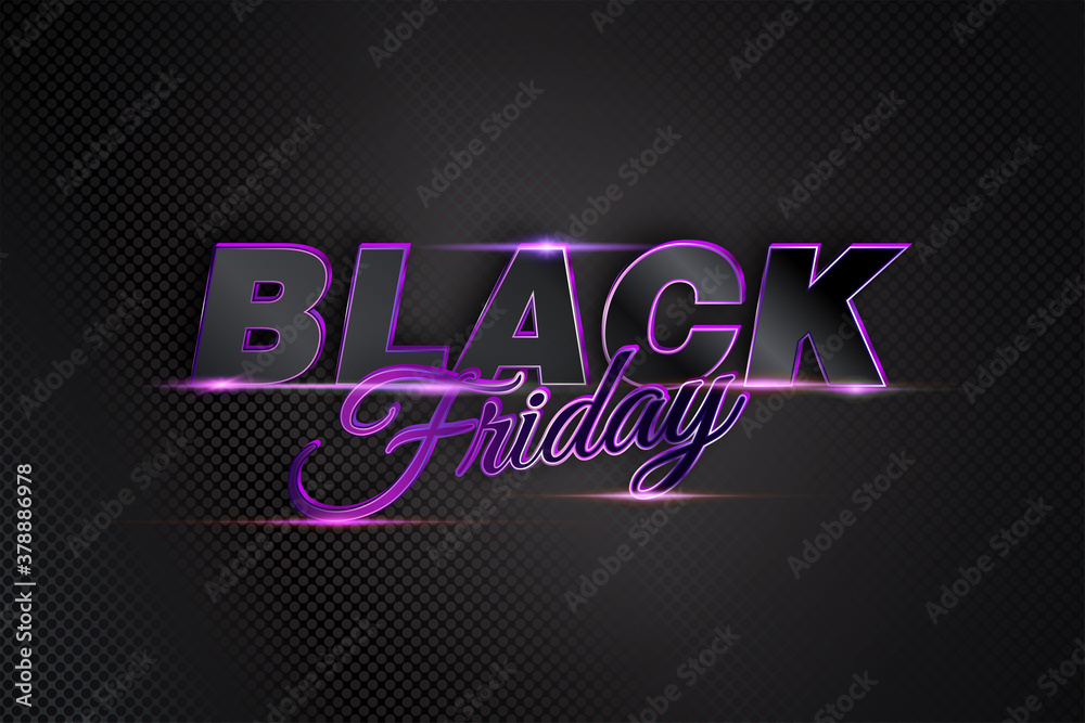 Black friday sale label with modern dark light vibrant text flayer for banner promotion Black friday sale label with modern dark light vibrant text flayer for banner promotion