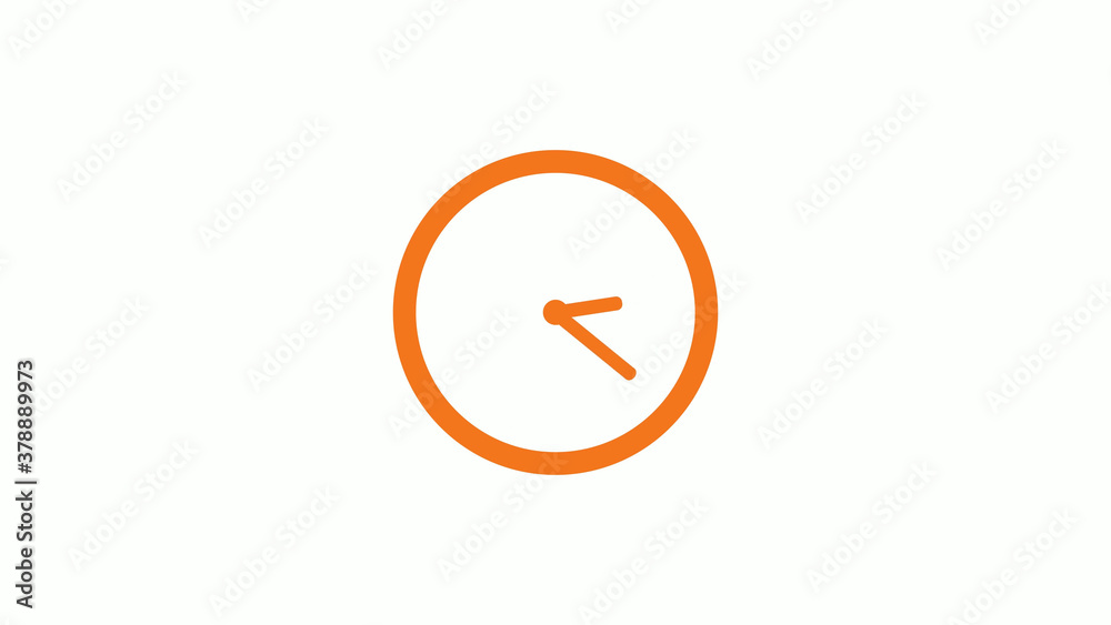 Amazing brown color circle 12 hours counting down clock icon on white background,clock icon Amazing brown color circle 12 hours counting down clock icon on white background,clock icon
