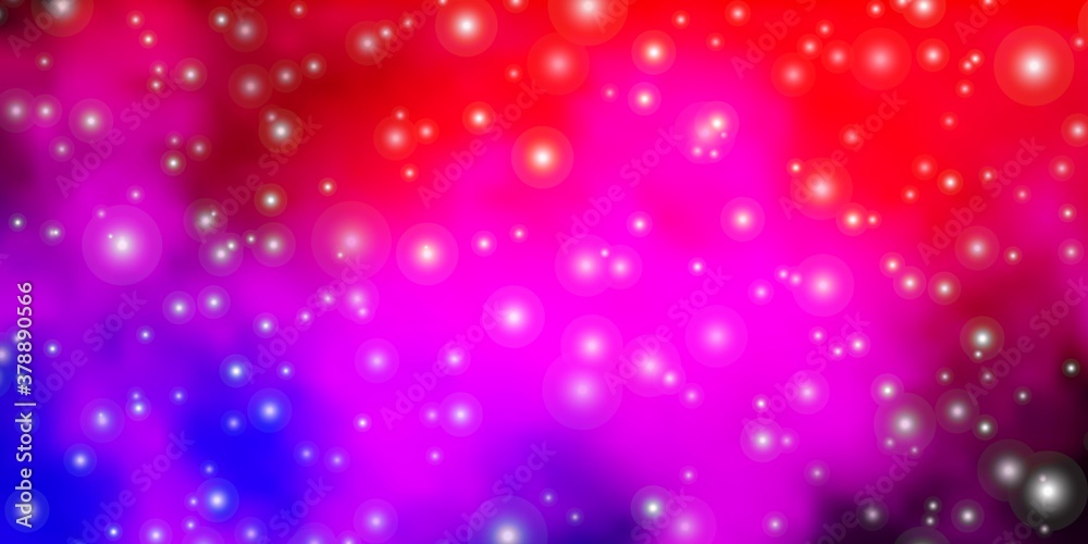 Light Pink, Red vector background with small and big stars. Colorful illustration with abstract gradient stars. Best design for your ad, poster, banner. Light Pink, Red vector background with small and big stars. Colorful illustration with abstract gradient stars. Best design for your ad, poster, banner.