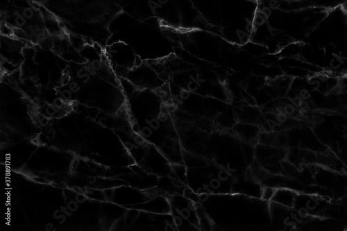 Black marble high resolution, abstract texture background in natural patterned for design.
