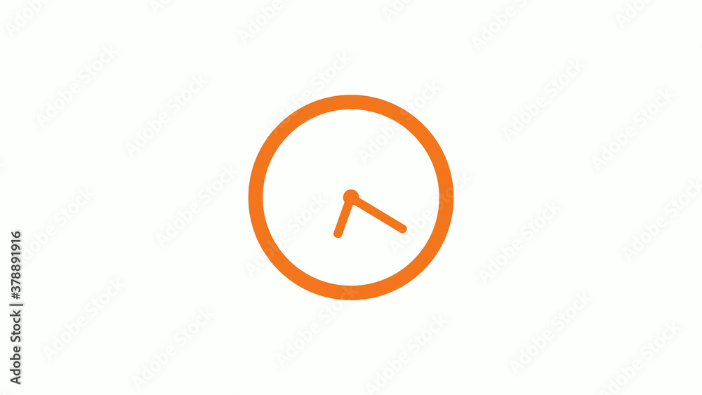 Amazing brown color circle 12 hours counting down clock icon on white background,clock icon Amazing brown color circle 12 hours counting down clock icon on white background,clock icon
