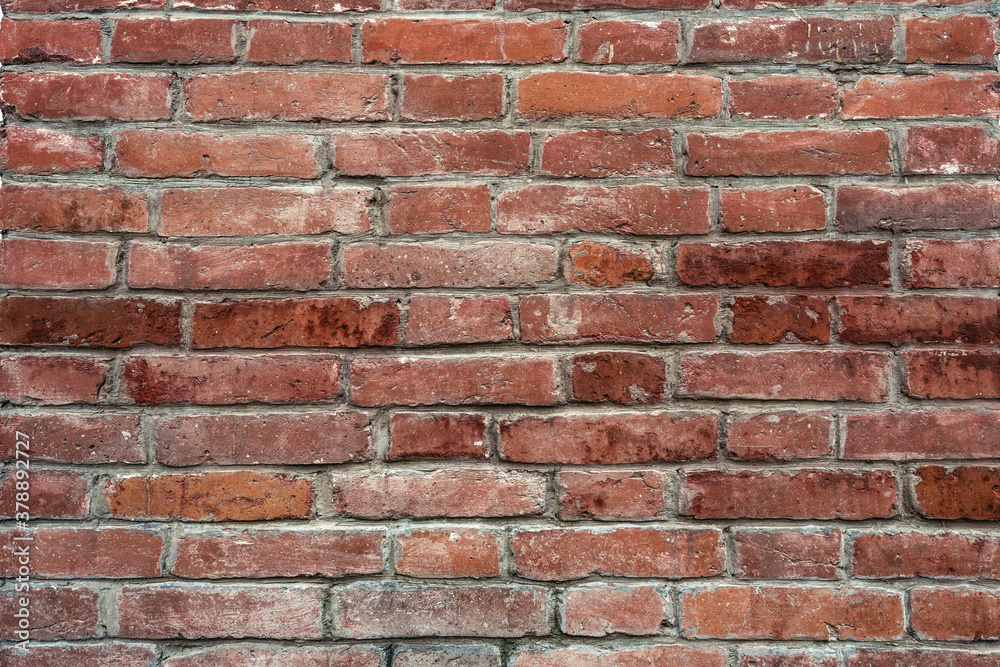 Ancient brick wall background, 17th century Ancient brick wall background, 17th century