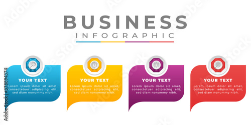 step business infographic