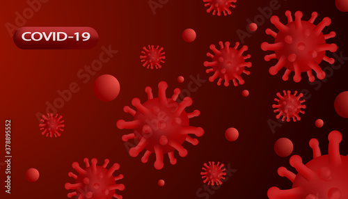 animation virus background design