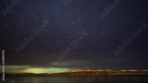 Wallpaper Mural Night Timelapse in Stanley, Falkland Islands Torontodigital.ca