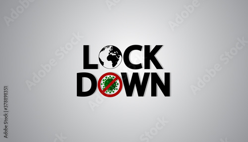 lock down background design