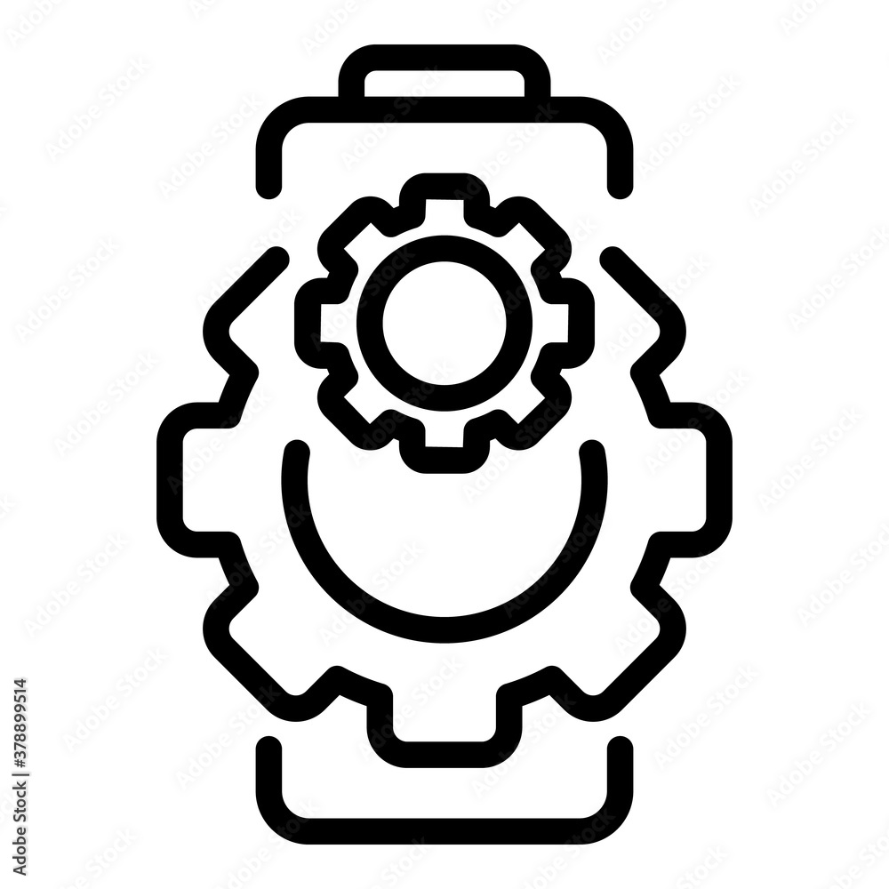 Recovery battery icon. Outline recovery battery vector icon for web design isolated on white background Recovery battery icon. Outline recovery battery vector icon for web design isolated on white background