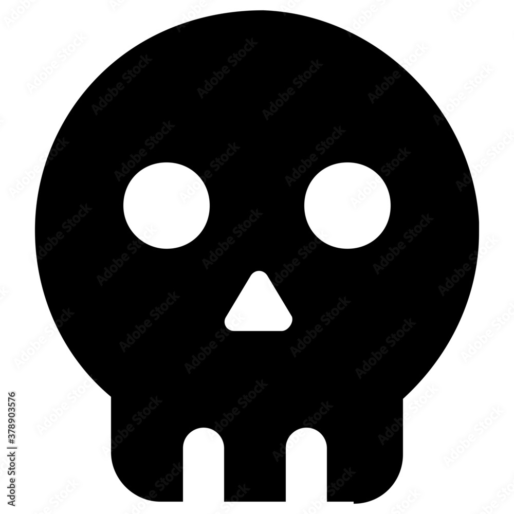 An editable skull vector style, creepy head bone
An editable skull vector style, creepy head bone