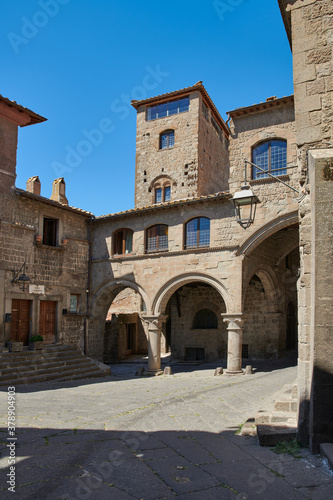 Viterbo Italy  Medieval quarter of San Pellegrino