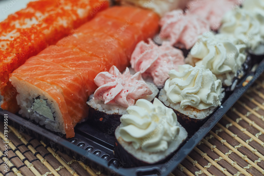 sushi, Japanese traditional cuisine sushi, Japanese traditional cuisine