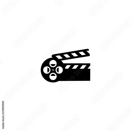 Reel film symbol icon. movie film cinema vector design illustration