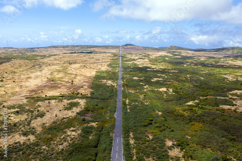 Mountain-plateau on the island of Madeira, Portugal