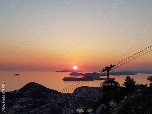 Sunset in Dubrovnik