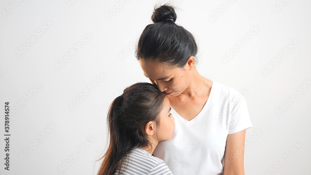 Mother shows love for her child Mother shows love for her child
