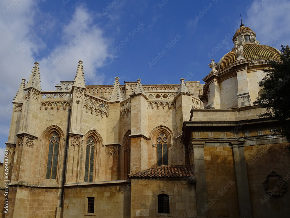 Obraz premium UNESCO World Heritage. Gothic lateral chapel apses of the Cathedral of Tarragona. (14th century). Catalonia. Spain.