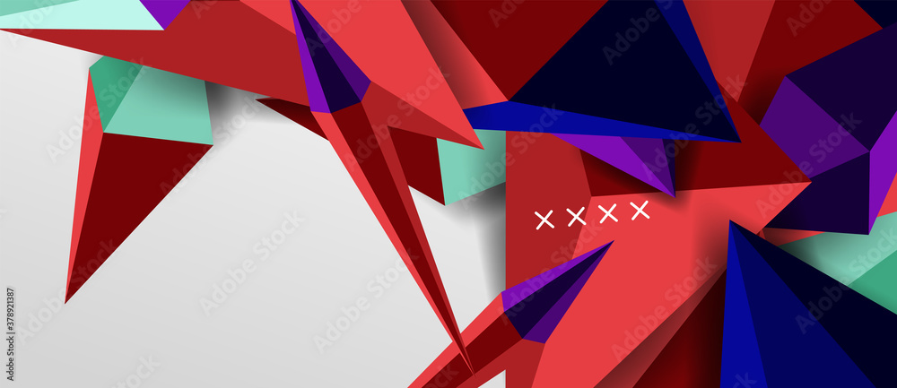 3d low poly abstract shape background vector illustration 3d low poly abstract shape background vector illustration